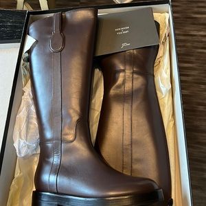 J.Crew brown riding boots. Never been worn.